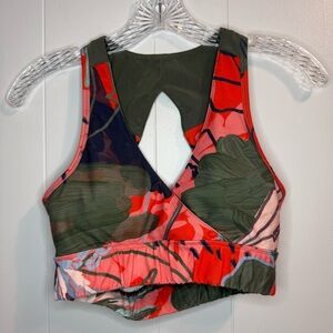 Gymshark Nikki Blacketter Multicolor Floral Activewear Floral Sports Bra